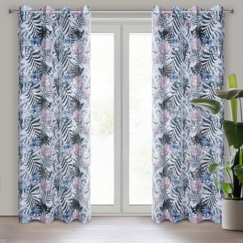 FIRANA GOTOWA MALIBU 140 X 250 CM BIAŁY EUROFIRANY FIRANA GOTOWA MALIBU 140 X 250 CM BIAŁY EUROFIRANY