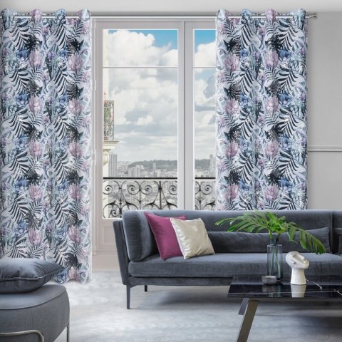 FIRANA GOTOWA MALIBU 140 X 250 CM BIAŁY EUROFIRANY FIRANA GOTOWA MALIBU 140 X 250 CM BIAŁY EUROFIRANY