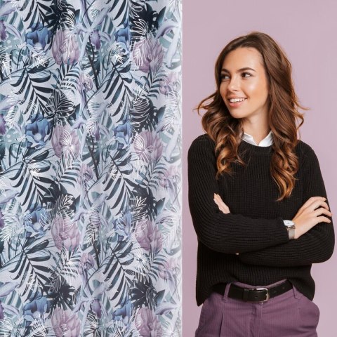 FIRANA GOTOWA MALIBU 140 X 250 CM BIAŁY EUROFIRANY FIRANA GOTOWA MALIBU 140 X 250 CM BIAŁY EUROFIRANY