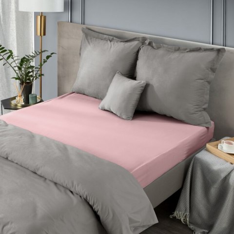 PRZEŚCIERADŁO Z GUMKĄ JERSEY D91 180 X 200 X 30 CM PUDROWY RÓŻ EUROFIRANY PRZEŚCIERADŁO Z GUMKĄ JERSEY D91 180 X 200 X 30 CM PUDROWY RÓŻ EUROFIRANY