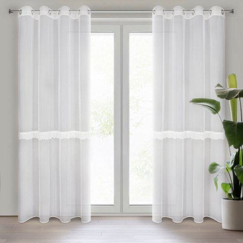FIRANA GOTOWA SOFI 140 X 260 CM BIAŁY EUROFIRANY FIRANA GOTOWA SOFI 140 X 260 CM BIAŁY EUROFIRANY