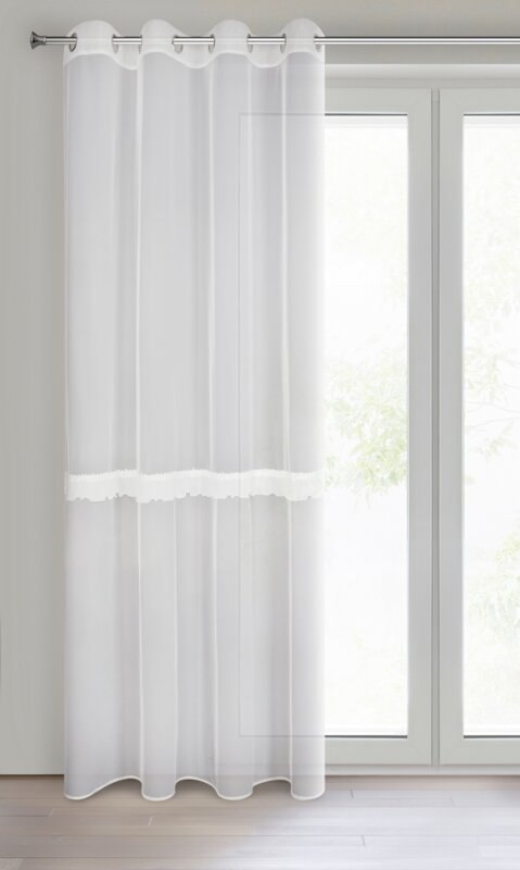 FIRANA GOTOWA SOFI 140 X 260 CM BIAŁY EUROFIRANY FIRANA GOTOWA SOFI 140 X 260 CM BIAŁY EUROFIRANY