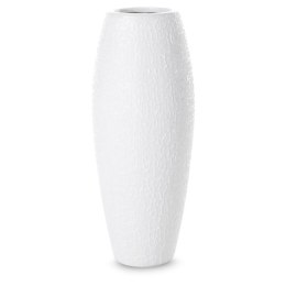 WAZON DEKORACYJNY RISO FI 12 X 30 CM BIAŁY EUROFIRANY