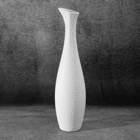 WAZON DEKORACYJNY RISO FI 15 X 60 CM BIAŁY EUROFIRANY WAZON DEKORACYJNY RISO FI 15 X 60 CM BIAŁY EUROFIRANY