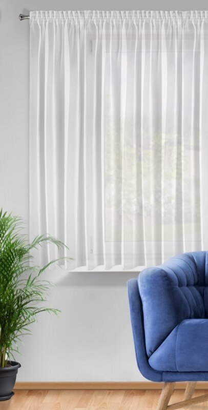FIRANA GOTOWA ESEL NA TAŚMIE 350 X 150 CM BIAŁY EUROFIRANY FIRANA GOTOWA ESEL NA TAŚMIE 350 X 150 CM BIAŁY EUROFIRANY