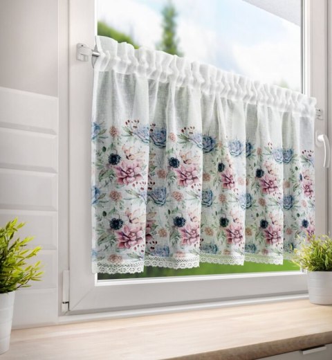 FIRANA GOTOWA DORA 150 X 60 CM BIAŁY EUROFIRANY FIRANA GOTOWA DORA 150 X 60 CM BIAŁY EUROFIRANY