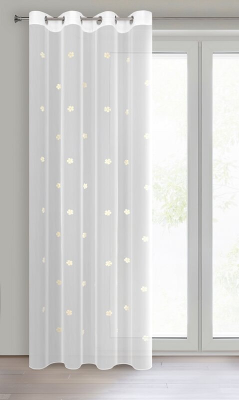 FIRANA GOTOWA ELSA 140 X 250 CM BIAŁY EUROFIRANY FIRANA GOTOWA ELSA 140 X 250 CM BIAŁY EUROFIRANY