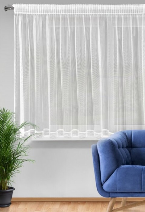 FIRANA GOTOWA NEL NA TAŚMIE 300 X 145 CM BIAŁY EUROFIRANY FIRANA GOTOWA NEL NA TAŚMIE 300 X 145 CM BIAŁY EUROFIRANY