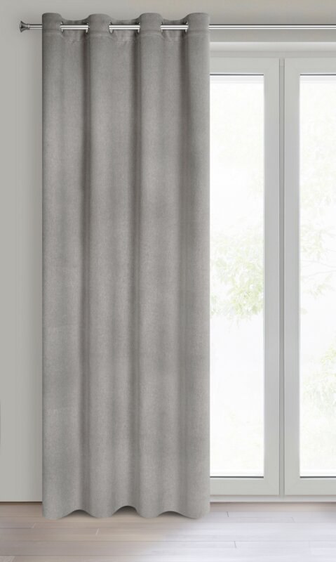 ZASŁONA GOTOWA AMARO 140 X 250 CM SZAROBEŻOWY EUROFIRANY ZASŁONA GOTOWA AMARO 140 X 250 CM SZAROBEŻOWY EUROFIRANY