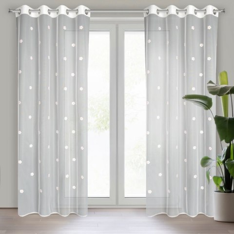 FIRANA GOTOWA ELSA 140 X 250 CM BIAŁY EUROFIRANY FIRANA GOTOWA ELSA 140 X 250 CM BIAŁY EUROFIRANY