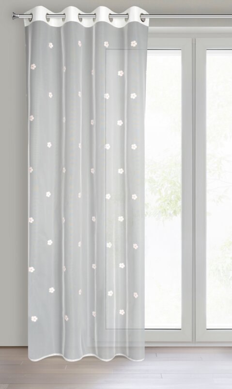 FIRANA GOTOWA ELSA 140 X 250 CM BIAŁY EUROFIRANY FIRANA GOTOWA ELSA 140 X 250 CM BIAŁY EUROFIRANY