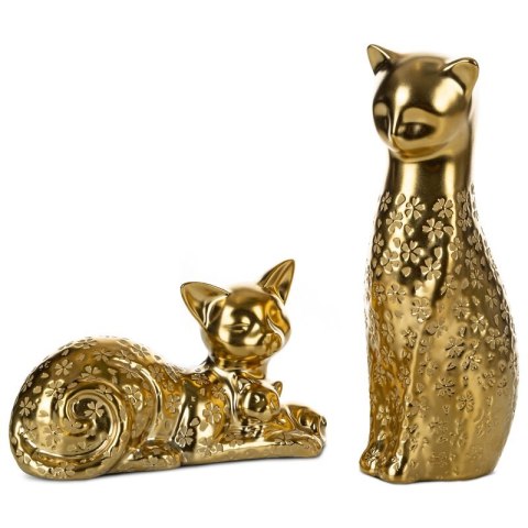 FIGURKA DEKORACYJNA KITY (02) 22 X 9 X 14 CM ZŁOTY EUROFIRANY FIGURKA DEKORACYJNA KITY (02) 22 X 9 X 14 CM ZŁOTY EUROFIRANY