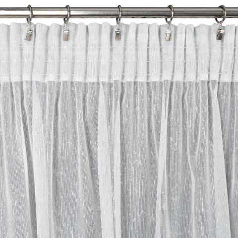 FIRANA GOTOWA KELLY NA TAŚMIE 140 X 270 CM BIAŁY EUROFIRANY FIRANA GOTOWA KELLY NA TAŚMIE 140 X 270 CM BIAŁY EUROFIRANY