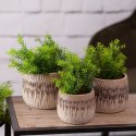 CERAMIKA FI 14 X 12 CM KREMOWY EUROFIRANY