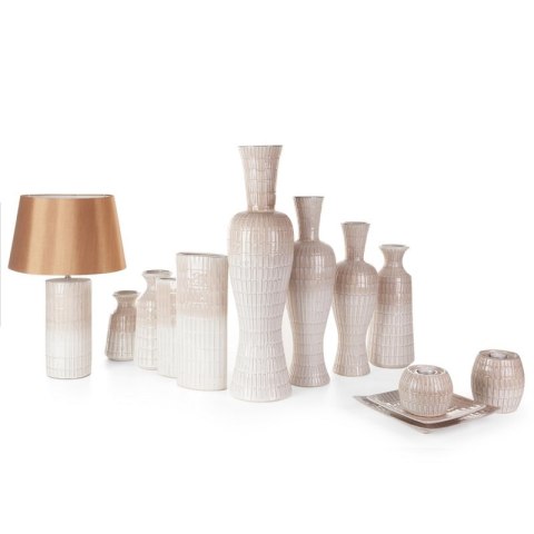 WAZON DEKORACYJNY EDNA (04) FI 15 X 22 CM KREMOWY EUROFIRANY WAZON DEKORACYJNY EDNA (04) FI 15 X 22 CM KREMOWY EUROFIRANY