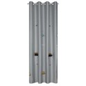 ZASŁONA GOTOWA ALVIN 140 X 250 CM SREBRNY EUROFIRANY