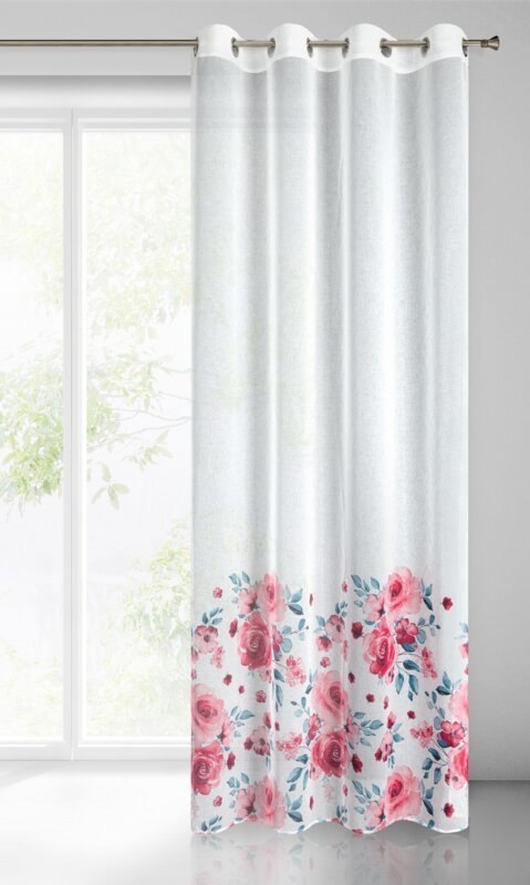 ZASŁONA GOTOWA CARLA 140 X 250 CM BIAŁY EUROFIRANY ZASŁONA GOTOWA CARLA 140 X 250 CM BIAŁY EUROFIRANY