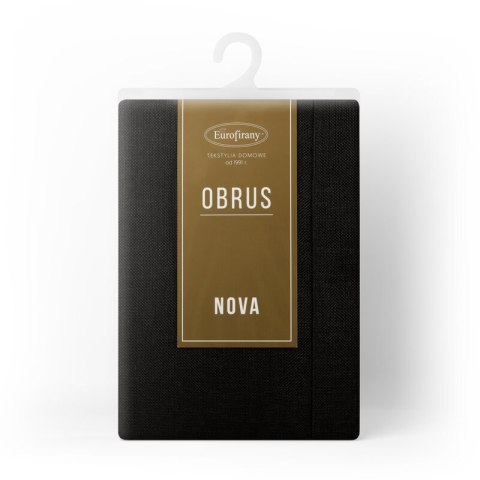 OBRUS STELLA 2 145 X 350 CM CZARNY EUROFIRANY OBRUS STELLA 2 145 X 350 CM CZARNY EUROFIRANY