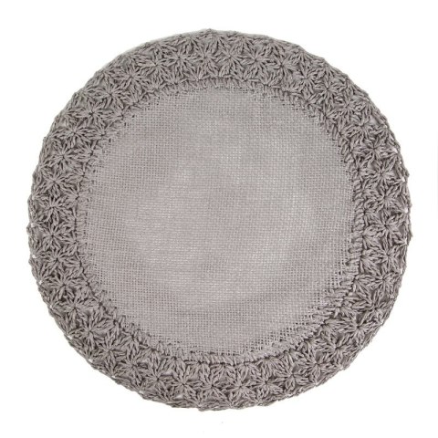 PODKŁADKA BOHO 11 FI 38 CM SZARY EUROFIRANY PODKŁADKA BOHO 11 FI 38 CM SZARY EUROFIRANY