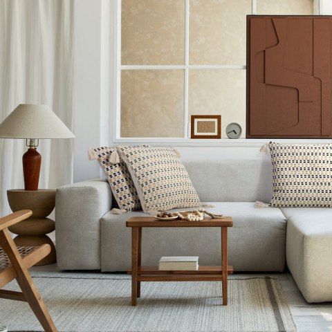 POSZEWKA BOHO 45 X 45 CM KREMOWY EUROFIRANY POSZEWKA BOHO 45 X 45 CM KREMOWY EUROFIRANY