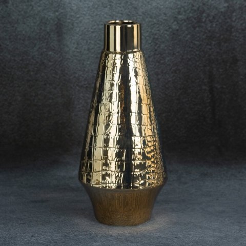 WAZON DEKORACYJNY ERNA FI 14 X 31 CM ZŁOTY EUROFIRANY WAZON DEKORACYJNY ERNA FI 14 X 31 CM ZŁOTY EUROFIRANY