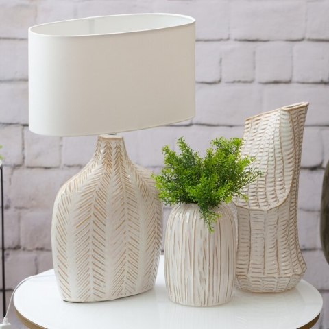 WAZON DEKORACYJNY LIZA (03) 20 X 20 X 53 CM KREMOWY EUROFIRANY WAZON DEKORACYJNY LIZA (03) 20 X 20 X 53 CM KREMOWY EUROFIRANY