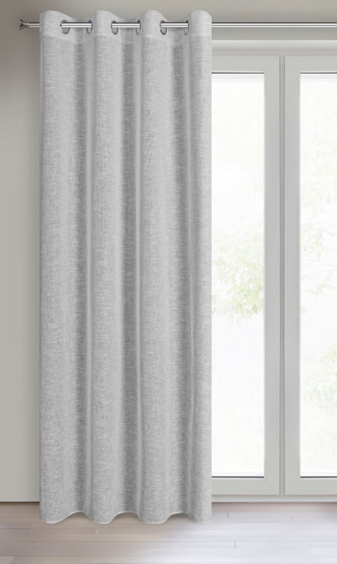 ZASŁONA GOTOWA AMARI 140 X 250 CM STALOWY EUROFIRANY ZASŁONA GOTOWA AMARI 140 X 250 CM STALOWY EUROFIRANY