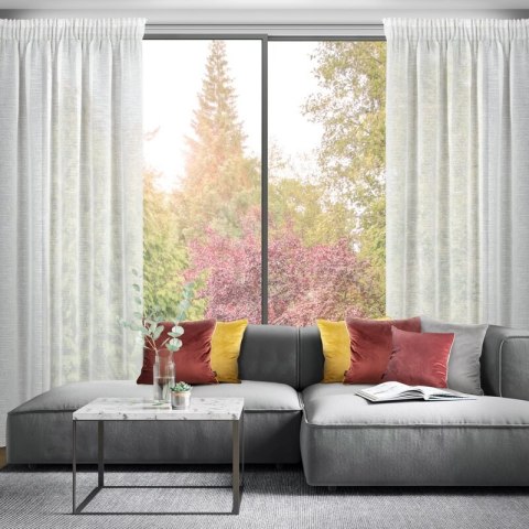 ZASŁONA GOTOWA KELSI NA TAŚMIE 140 X 270 CM NATURALNY EUROFIRANY ZASŁONA GOTOWA KELSI NA TAŚMIE 140 X 270 CM NATURALNY EUROFIRANY