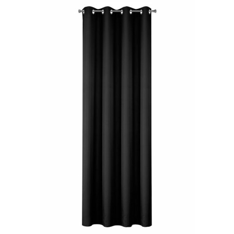 ZASŁONA GOTOWA RITA 140 X 250 CM CZARNY EUROFIRANY ZASŁONA GOTOWA RITA 140 X 250 CM CZARNY EUROFIRANY
