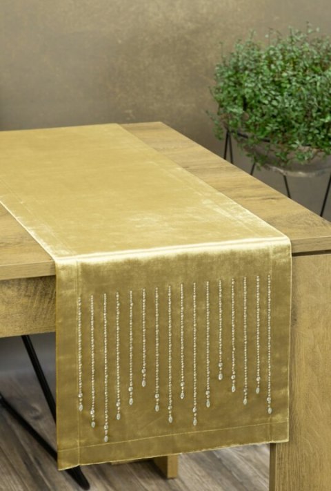 OBRUS ROYAL 3 35 X 220 CM ZŁOTY EUROFIRANY OBRUS ROYAL 3 35 X 220 CM ZŁOTY EUROFIRANY