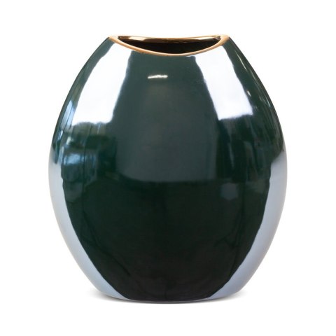 WAZON DEKORACYJNY AMORA2 (1) 22 X 12 X 25 CM ZIELONY EUROFIRANY WAZON DEKORACYJNY AMORA2 (1) 22 X 12 X 25 CM ZIELONY EUROFIRANY