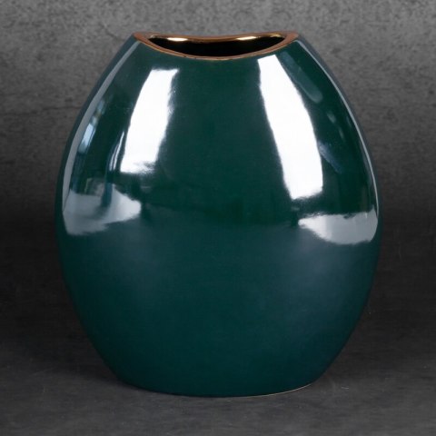 WAZON DEKORACYJNY AMORA2 (1) 22 X 12 X 25 CM ZIELONY EUROFIRANY WAZON DEKORACYJNY AMORA2 (1) 22 X 12 X 25 CM ZIELONY EUROFIRANY