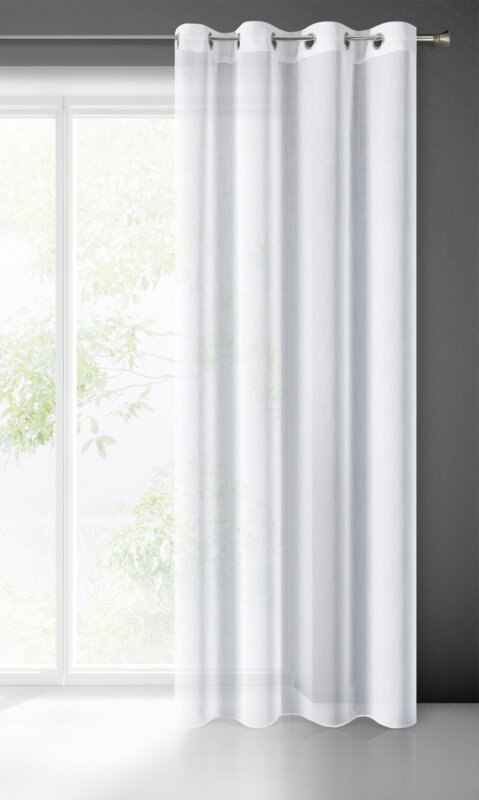 FIRANA GOTOWA LANA 140 X 250 CM BIAŁY EUROFIRANY FIRANA GOTOWA LANA 140 X 250 CM BIAŁY EUROFIRANY