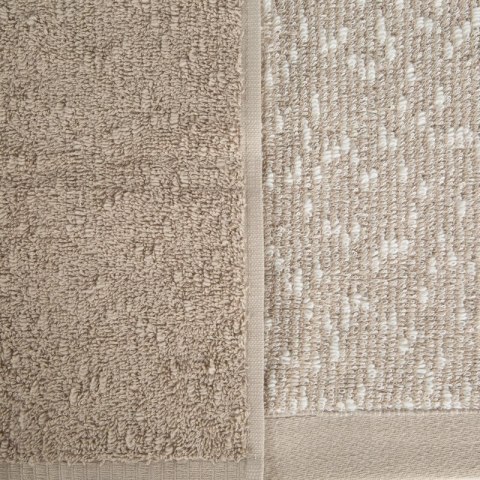 KOMPLET RĘCZNIKÓW 2 37 X 25 X 10 CM JASNOBRĄZOWY EUROFIRANY KOMPLET RĘCZNIKÓW 2 37 X 25 X 10 CM JASNOBRĄZOWY EUROFIRANY