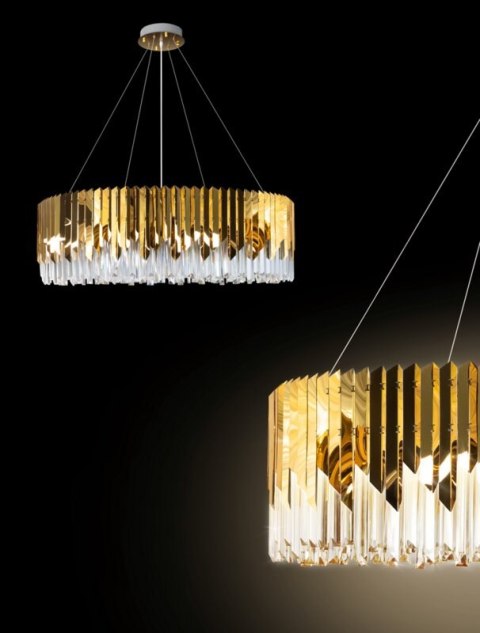LAMPA EMILY (02) FI 100 X 32 CM ZŁOTY EUROFIRANY LAMPA EMILY (02) FI 100 X 32 CM ZŁOTY EUROFIRANY