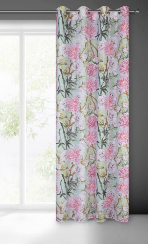 ZASŁONA GOTOWA NYDIA 140 X 250 CM MIĘTOWY EUROFIRANY ZASŁONA GOTOWA NYDIA 140 X 250 CM MIĘTOWY EUROFIRANY