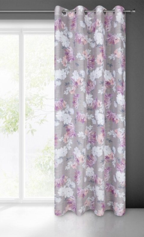 ZASŁONA GOTOWA SHERRY 140 X 250 CM SREBRNY EUROFIRANY ZASŁONA GOTOWA SHERRY 140 X 250 CM SREBRNY EUROFIRANY