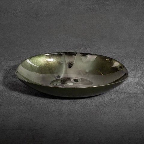 SZKLANA MISA DEKORACYJNA SABA (03) 31 X 21 X 7 CM ZIELONY EUROFIRANY SZKLANA MISA DEKORACYJNA SABA (03) 31 X 21 X 7 CM ZIELONY EUROFIRANY