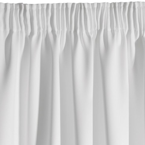 ZASŁONA GOTOWA AGGIE NA TAŚMIE 140 X 270 CM BIAŁY EUROFIRANY ZASŁONA GOTOWA AGGIE NA TAŚMIE 140 X 270 CM BIAŁY EUROFIRANY