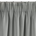 ZASŁONA GOTOWA AGGIE NA TAŚMIE 140 X 270 CM CIEMNOBEŻOWY EUROFIRANY