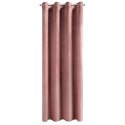 ZASŁONA GOTOWA D91 ROSA 140 X 250 CM CIEMNORÓŻOWY EUROFIRANY