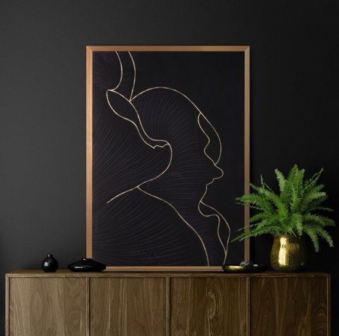 LC/PEONIA6/OBRAZ 53X73 CZAR+ZŁOT EUROFIRANY LC/PEONIA6/OBRAZ 53X73 CZAR+ZŁOT EUROFIRANY