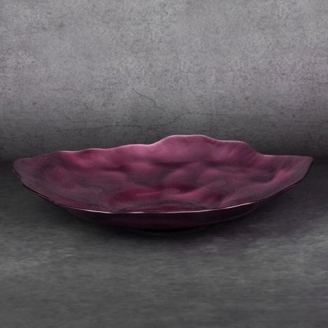 SZKLANA MISA DEKORACYJNA NIKOL FI 40 X 5 CM BURGUNDOWY EUROFIRANY SZKLANA MISA DEKORACYJNA NIKOL FI 40 X 5 CM BURGUNDOWY EUROFIRANY