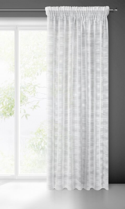 FIRANA GOTOWA ASTERA NA TAŚMIE 140 X 270 CM BIAŁY EUROFIRANY FIRANA GOTOWA ASTERA NA TAŚMIE 140 X 270 CM BIAŁY EUROFIRANY