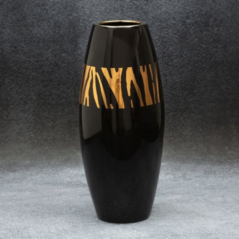WAZON DEKORACYJNY SELENA (04) FI 14 X 34 CM CZARNY EUROFIRANY WAZON DEKORACYJNY SELENA (04) FI 14 X 34 CM CZARNY EUROFIRANY
