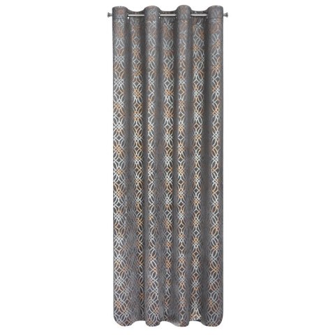 ZASŁONA GOTOWA ARETA 140 X 250 CM STALOWY EUROFIRANY ZASŁONA GOTOWA ARETA 140 X 250 CM STALOWY EUROFIRANY