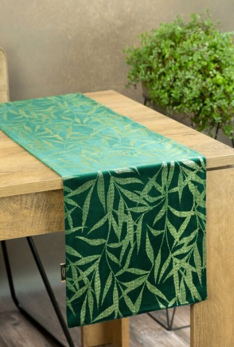 OBRUS BLINK 15 35 X 220 CM CIEMNOZIELONY EUROFIRANY OBRUS BLINK 15 35 X 220 CM CIEMNOZIELONY EUROFIRANY