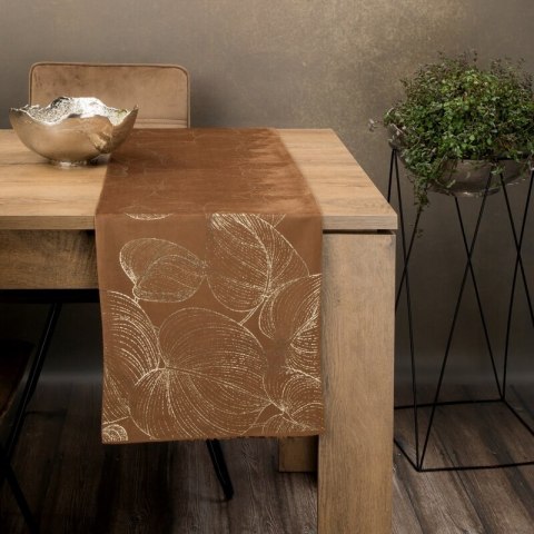 OBRUS BLINK 16 35 X 220 CM BRĄZOWY EUROFIRANY OBRUS BLINK 16 35 X 220 CM BRĄZOWY EUROFIRANY