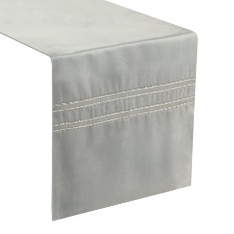 OBRUS GLEN 3 35 X 220 CM SREBRNY EUROFIRANY OBRUS GLEN 3 35 X 220 CM SREBRNY EUROFIRANY