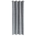 ZASŁONA GOTOWA LUSSI 140 X 250 CM STALOWY EUROFIRANY